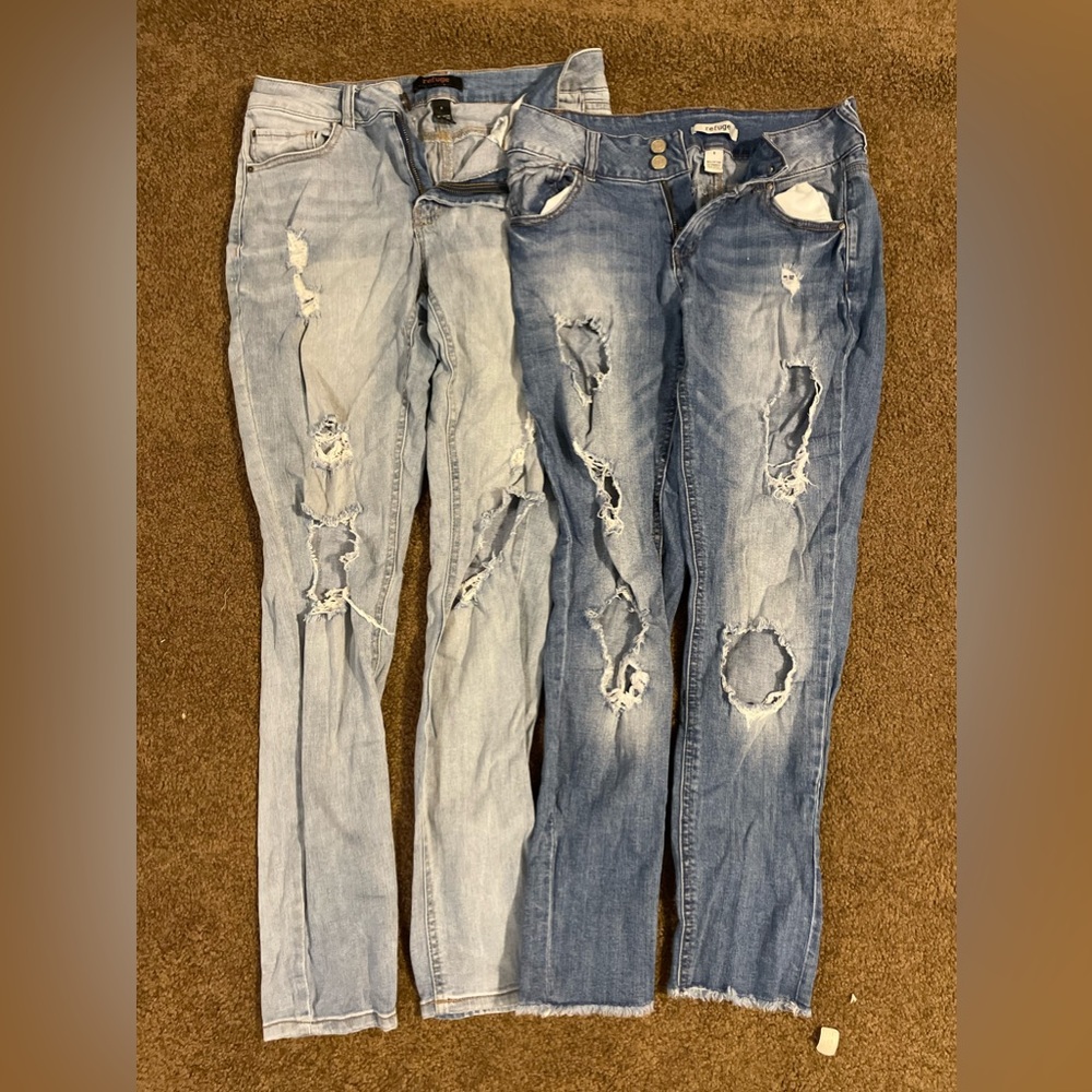 Refuge Ripped Skinny Jeans